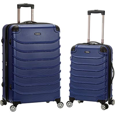 Rockland Speciale Hardside 2-Piece Expandable Spinner Luggage Set, Blue, (20/28)