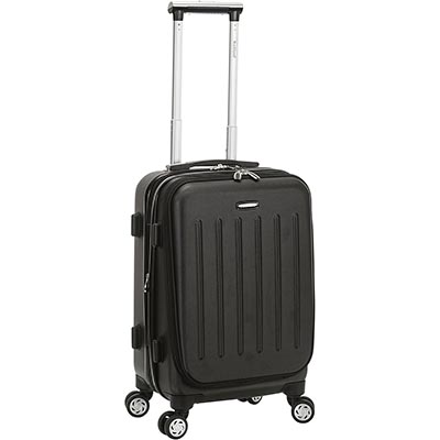Rockland Titan Hardside Spinner Luggage, Black, Carry-On 19-Inch